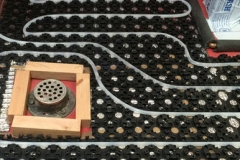 Shower floor with Radiant Heating