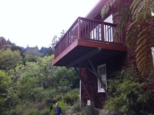 cantilevered deck mill valley